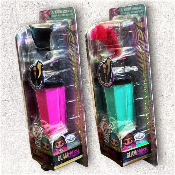 Lot 2 Glam Crush Crush-It Girls Big Surprise Who's Inside, Mystery accessory NEW - Picture 2 of 9